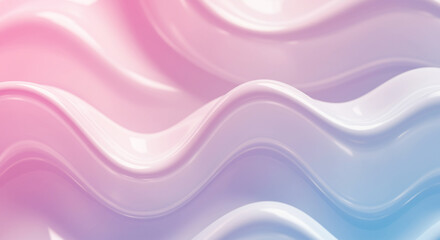 Abstract pastel pink and blue wave background