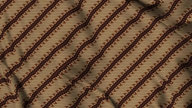 looping batik fabric background