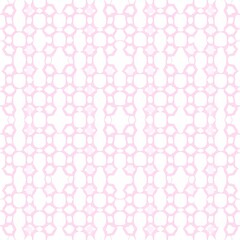 Soft Pink Seamless Pattern Featuring Geometric Shapes for Elegant Design Projects