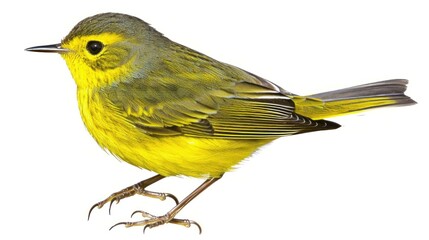 Vibrant Yellow Bird