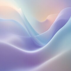 Abstract pastel wave background design isolated on white background