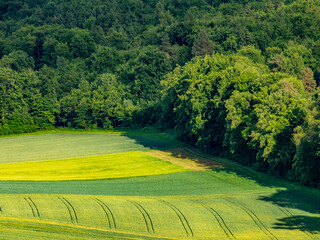 Ackerbau im frühjahr
