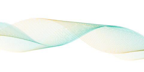 Abstract colorful blue; curve and wave lines on transparent background. Futuristic technology and dynamic wave pattern. vector illustrate	