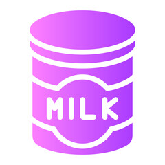 milk gradient icon
