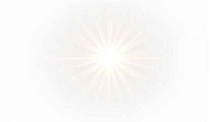 PNG glow and starlight flash with sparkle beam on night star background, galaxy starscape with bright light shimmer, magical space star shine and isolated starburst design for fantasy use PNG.