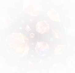 PNG prism light glow with crystal reflection across rainbow sparkle background, glitter beam and transparent shine with flare on abstract surface and crystal shine texture PNG.