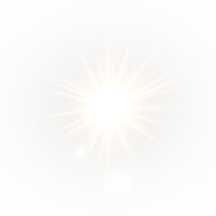 PNG glow and starlight flash with sparkle beam on night star background, galaxy starscape with bright light shimmer, magical space star shine and isolated starburst design for fantasy use PNG.