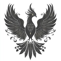 Obraz premium Majestic phoenix design