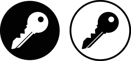 house key icon set. access account login password icons. security symbol. house protection sign