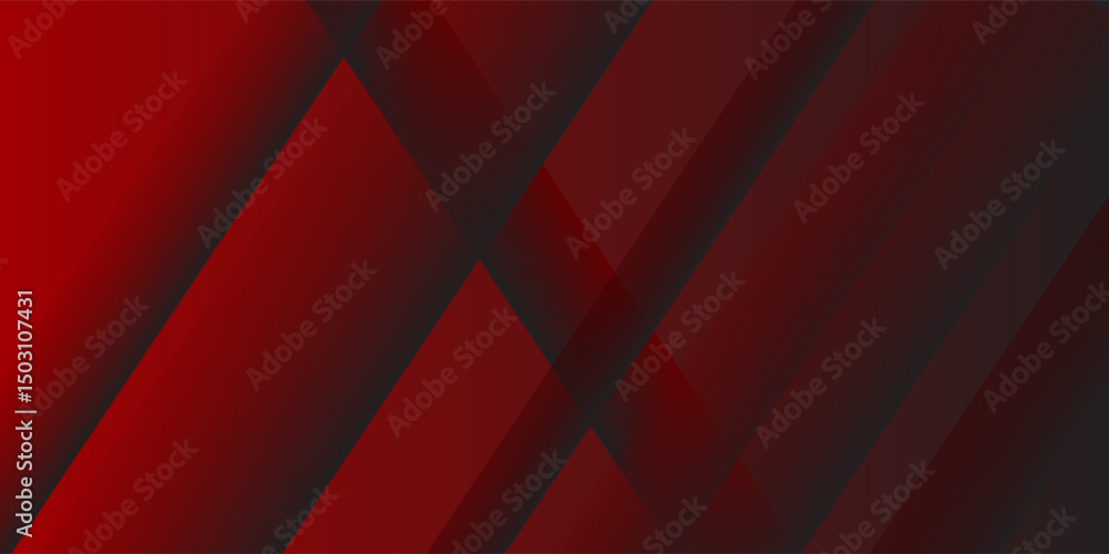 Poster red line with white architecture futuristic background minimal concept vector illustration subtle de