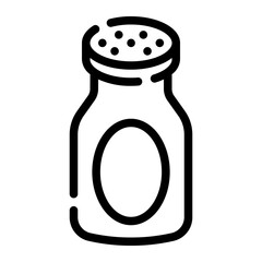 talcum powder line icon