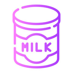 milk gradient icon