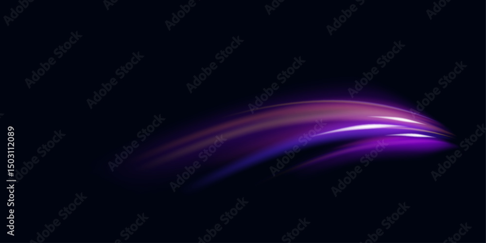 Poster speed connection vector background. vector swirl trail effect. abstract vector fire circles, sparkli