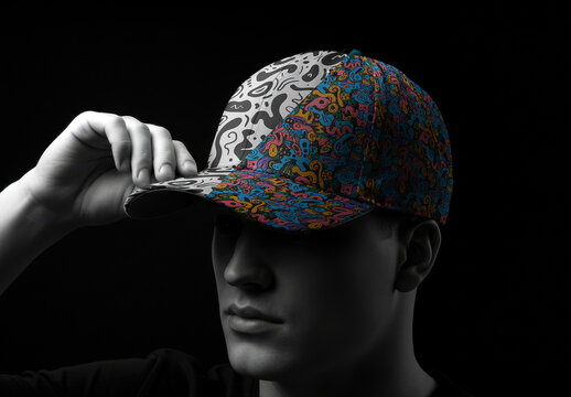 Illuminated Cap Mockup