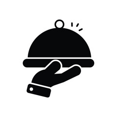 Room Service Vector icon