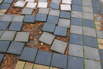The paving slabs on the street have fallen into disrepair. Poor-quality installation of paving...
