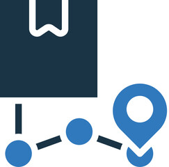 Track Order mixed color icon