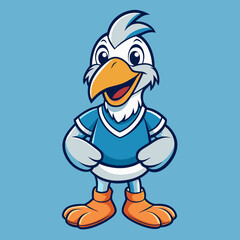 Obraz premium penguin with ice cream