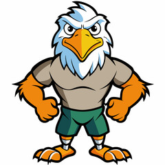 bald eagle cartoon