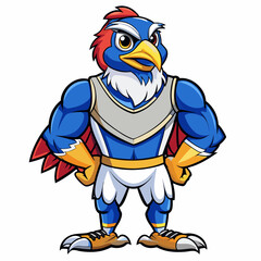 cartoon pirate parrot