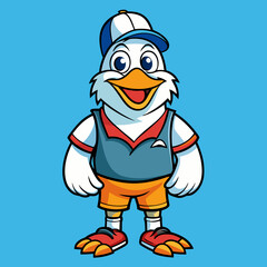 illustration of cartoon penguin