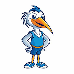 cartoon bird of a bird