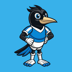 penguin cartoon waving