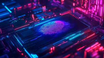 abstract technology and science illustration