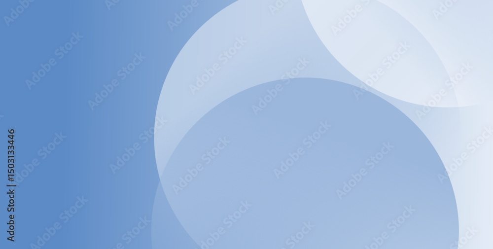 Poster abstract blue background with bubbles, sky, and wave-like design, an illustrative nature wallpaper