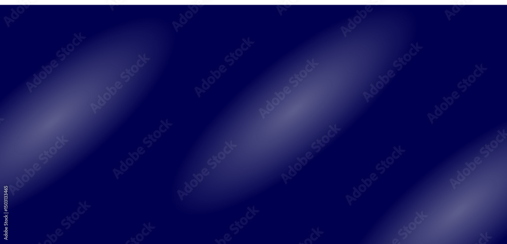 Poster abstract blue background with glowing light rays and a looping digital wave pattern