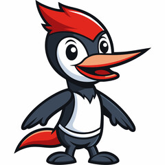 penguin, bird, cartoon, animal, illustration, vector, winter, cold, ice, christmas, cute, snow, nature, funny, fun, baby, black, penguins, white, antarctica, blue, animals, art, character, wildlife