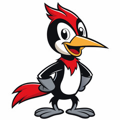 penguin on a white background