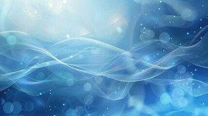 Dynamic Blue Abstract Fluid Background: Gradient Waves, Liquid Textures & Modern Design for Digital Media, Web & Branding