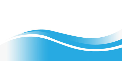 Blue and white business wave banner background. vector.eps10