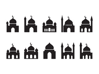  Islamic Mosque Black And White, Mosque, Islamic Mosque