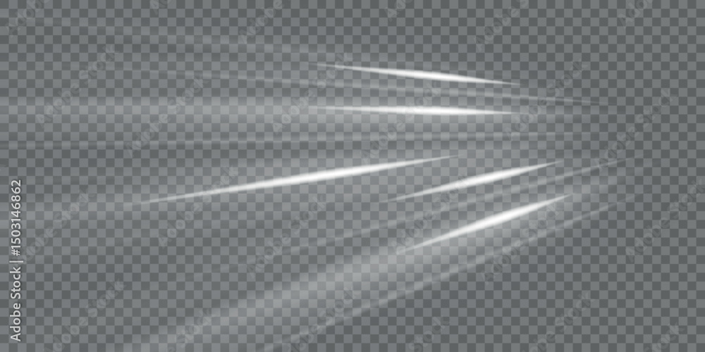 Aufkleber white shiny sparks of spiral wave. curved bright speed line swirls. shiny wavy path. magic golden sw