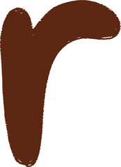 Hand-drawn lowercase letter 