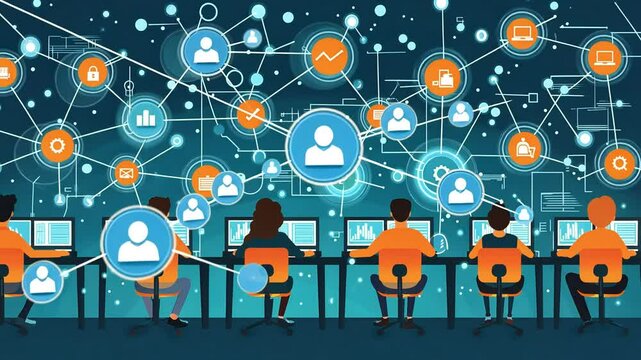 Networked Collaboration in a Modern Office