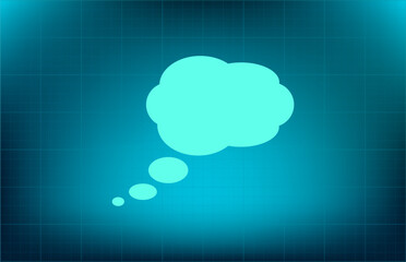 Vector icon on a blue background with a gradient	