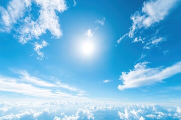 The sky is blue with a few clouds scattered throughout