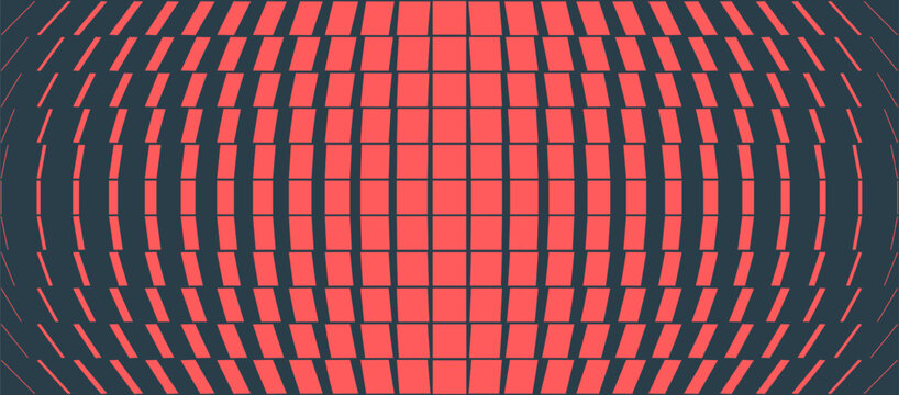 An expanding red grid on a black background gives the impression of motion and 3D depth. Clean and contemporary, it adds energy and volume to digital branding or sci-fi visuals. Ultra wide background