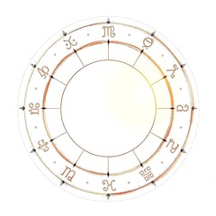 vector illustration of a compass