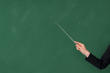 The Beginning of Every Lesson – A Hand Meets the Chalkboard Where Ideas Take Shape and Minds Begin to Open