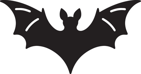 Bat Silhouette Vector for Halloween
