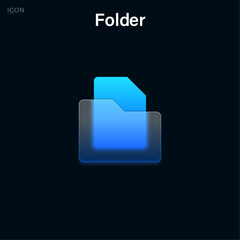 Blue arrow vector web icon button for internet design and communication