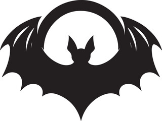 Bat Silhouette Vector for Halloween