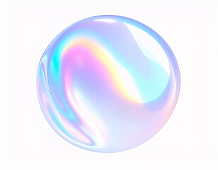 Refractive Orb: A beautifully rendered, iridescent sphere shimmers with a spectrum of colors, representing purity and magic. 