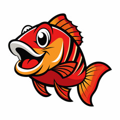 red fish cartoon