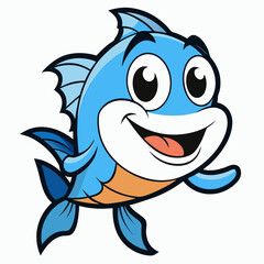 funny cartoon shark