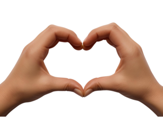 hands making a heart shape